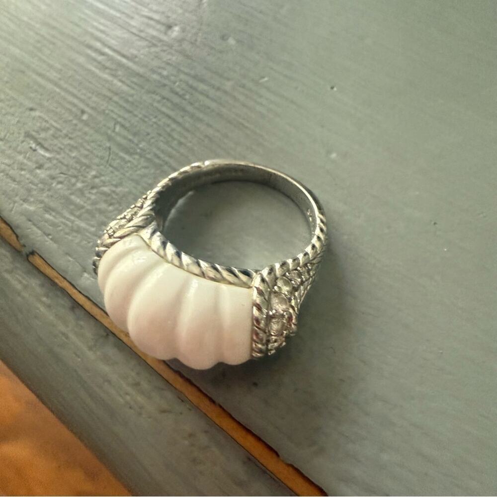 Judith Ripka 925 Sterling Silver Ring size 8